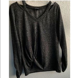 ByBy Faded Black Sweater